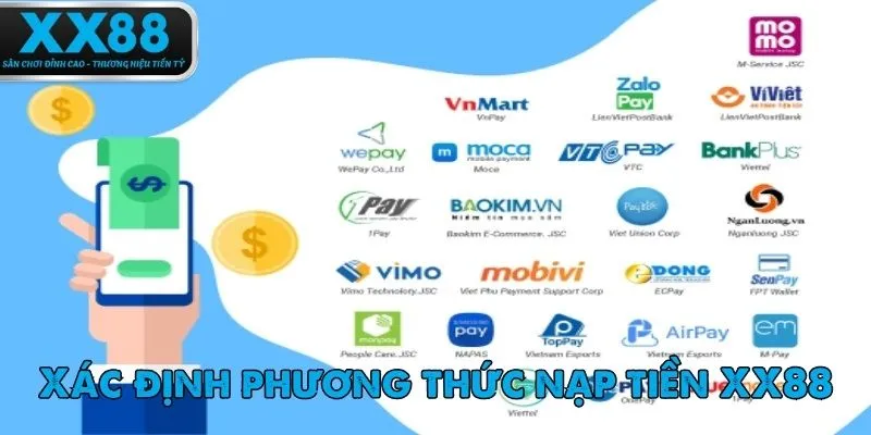 Chọn phương thức nạp tiền bạn cảm thấy phù hợp và tiện lợi  nhất với nhu cầu của mình